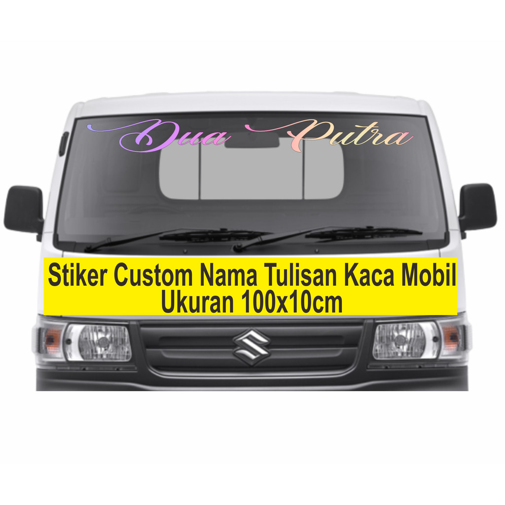 Stiker Mobil Variasi Kaca Bodi Samping Kata Kata Truk Canter Pick Up Keren Tulisan Custom Tulisan Re
