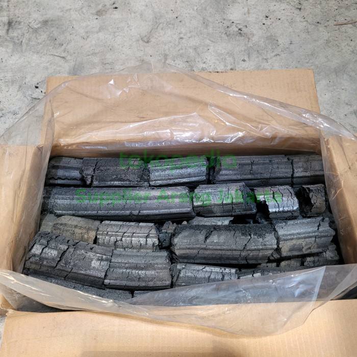 Arang Briket Sawdust Natural (10 Kg), 100% Sawdust