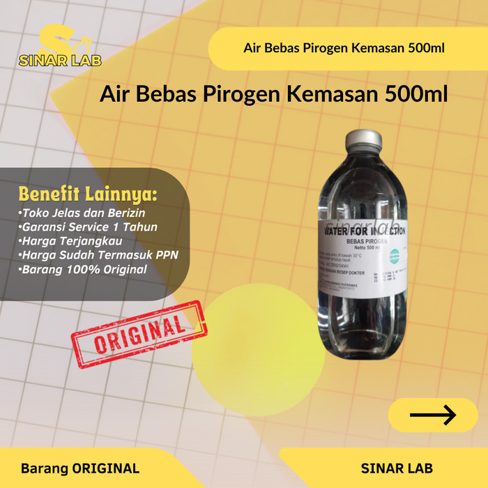 Aquabidest Kemasan 500ml Original With COA