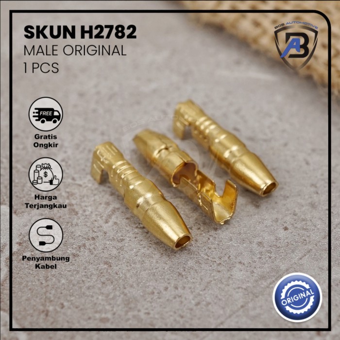 TGR99 Terminal Skun Konektor Kabel Bulat Male / Skun Cowok Tembaga Satuan
