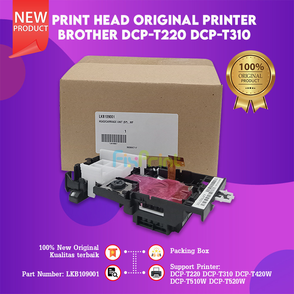 FixPrint New Original Print Head Head J2562DW MFC J480DW DCP-T510W T310W Part Number PN LKB109001