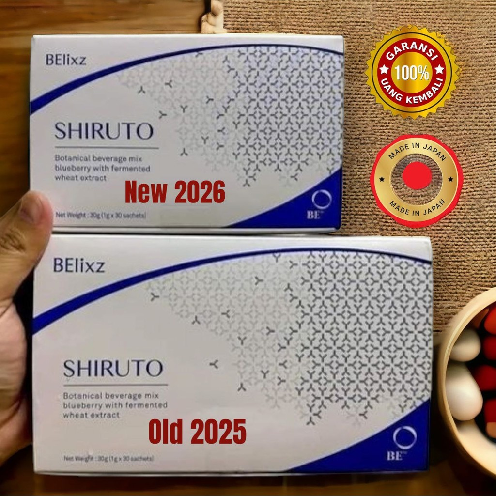 SHIRUTO VITAMIN IMMUNITY  1 BOX 30 PC MADE IN JAPAN SHIRUTO VITAMIN IMUN KESEHATAN [ JAMIN ORIGINAL 