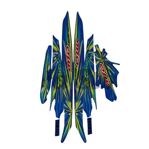 List Body Motor Stiker Sticker Striping Ori Mio Sporty 2008 Hitam Biru Terlaris Termurah Terbaik