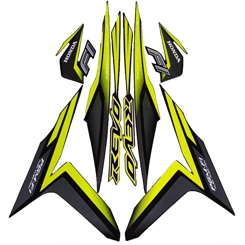 Stiker Striping Standart Revo FI 2016 | Stiker Body Honda Revo FI 2016 | Termurah & Berkualitas