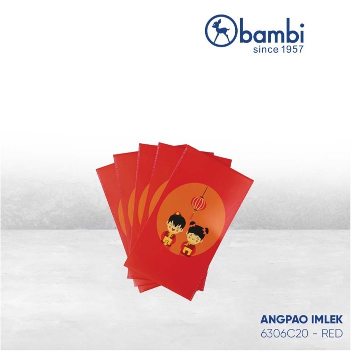 

Bambi Amplop Isi 5 Pcs Red Angpao Imlek Edition Original