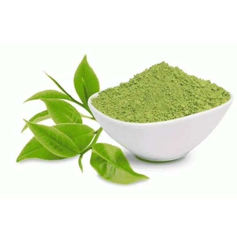 

teh hijau bubuk green tea powder untuk minuman dan herbal berat 500 gram