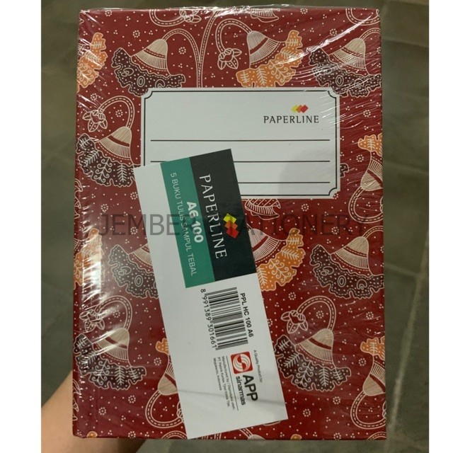 

(1biji) Buku Kecil Oktavo A6 100 Lembar Paperline