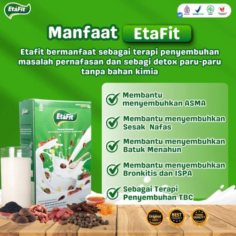 

ETAFIT - Solusi Atasi Asma Sesak Nafas - Susu Kambing Etawa Bubuk Asli 100% Original