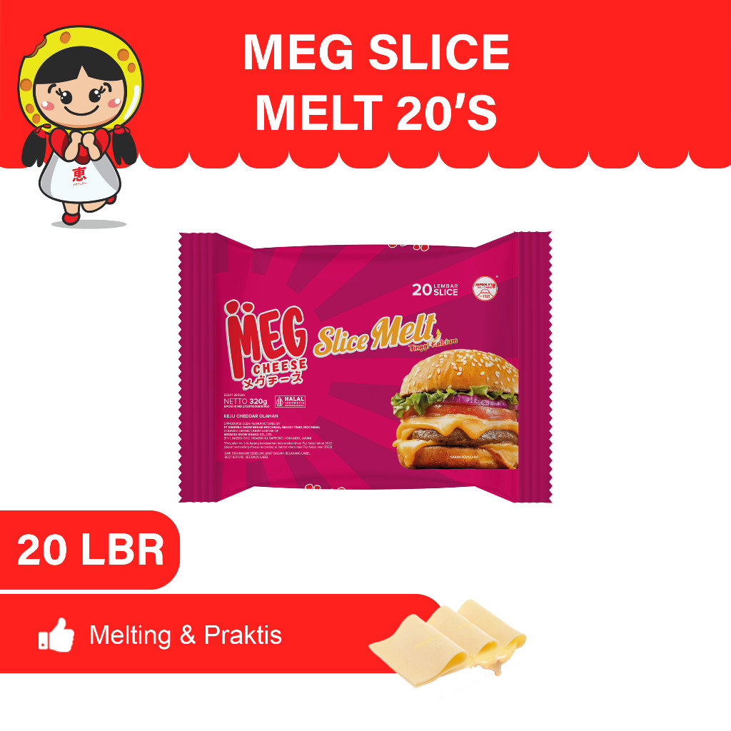 

MEG Cheddar Slice Melt 20 slices