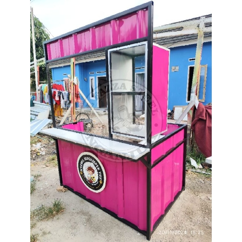 booth semi container booth jualan kekinian