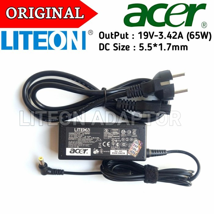 Adaptor Charger Laptop Acer Aspire PA-1650-02 PA-1650-86 PA-1650-69