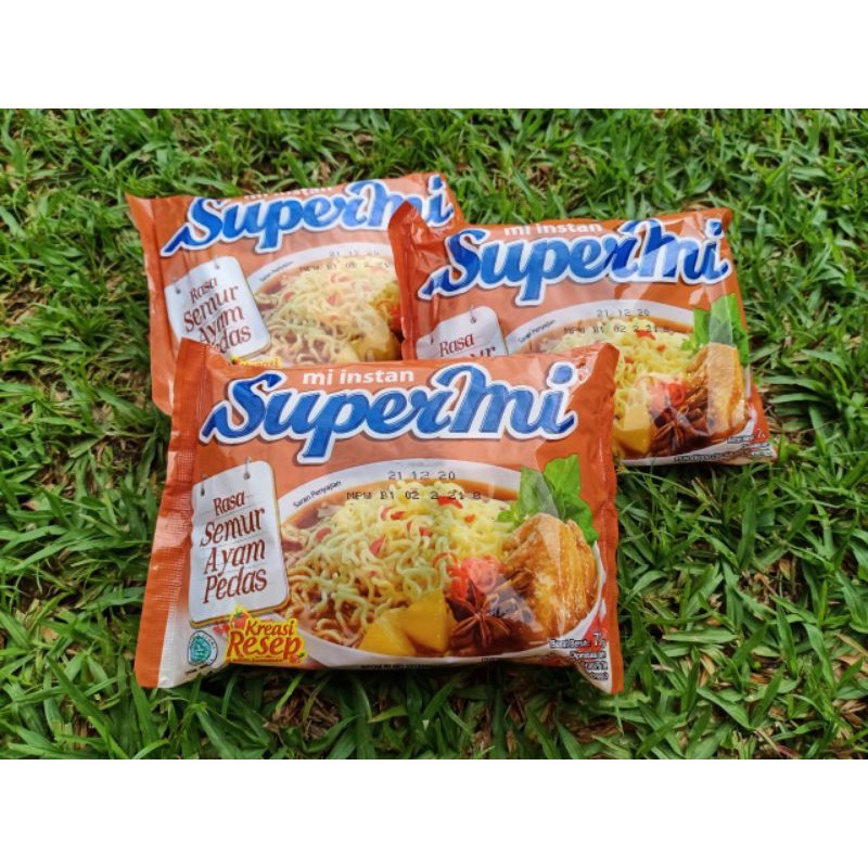

SUPERMI RASA SEMUR AYAM PEDAS/ MIE JADUL- BISA COD