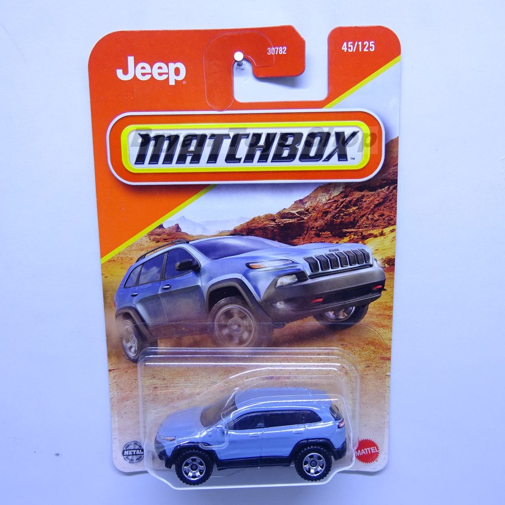 Matchbox Jeep Cherokee Trailhawk Biru