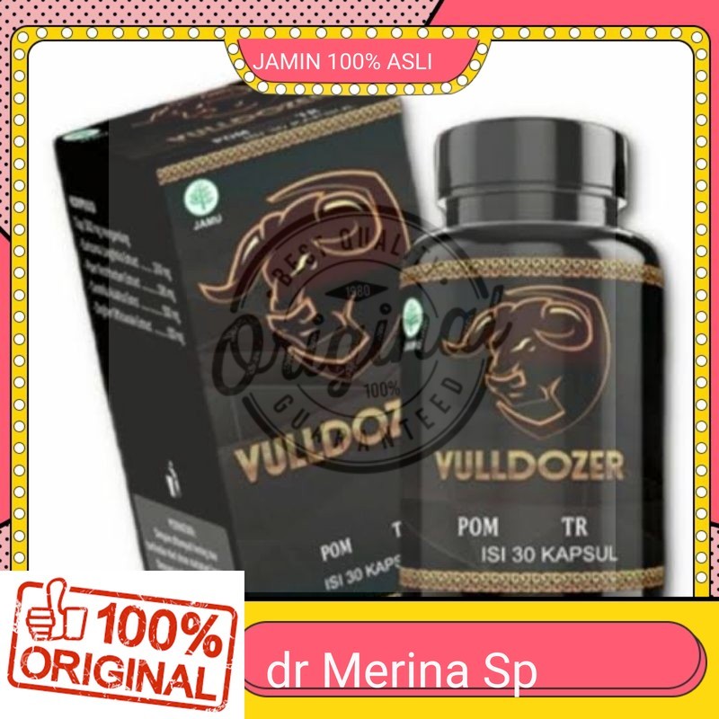 100% ASLI VULLDOZER Original Obat Herbal Stamina Pria 100% Alami Vulldozer Asli