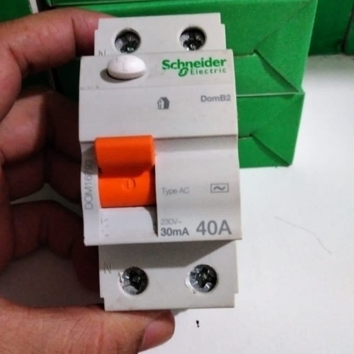 elcb schneider 2p 40a 30ma