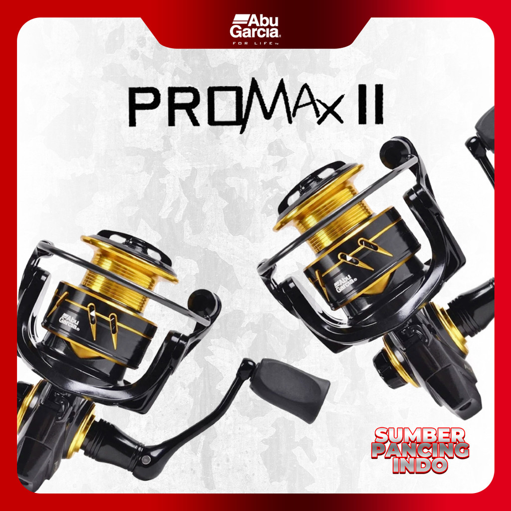 ABU GARCIA Reel Pancing Spinning PRO MAX II 2000 - 5000 3+1Ball Bearing Lightweight Graphite Body an