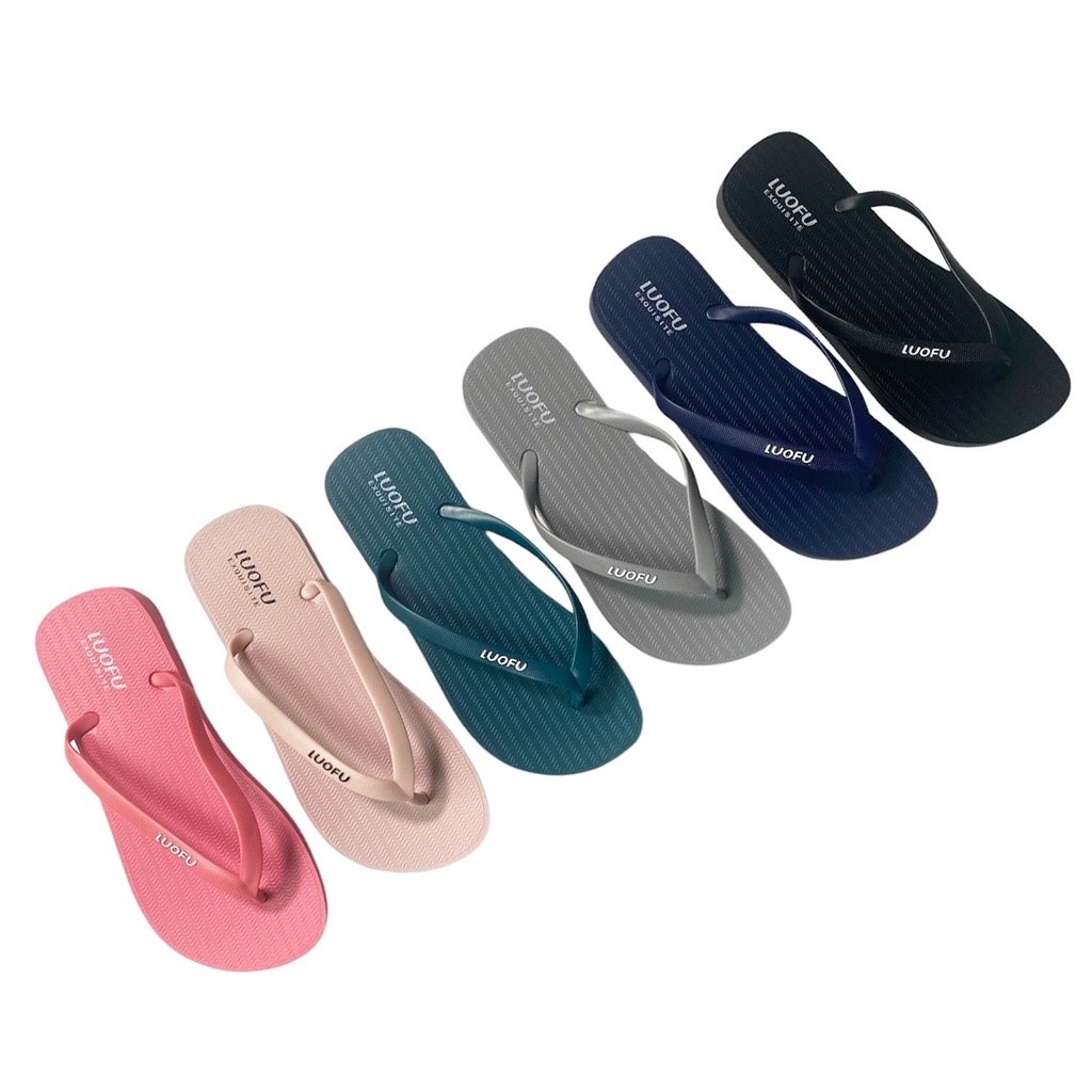 JASHOP LUOFU Sendal Jepit Jelly Karet Pvc Wanita F2310-JP6W [g01]