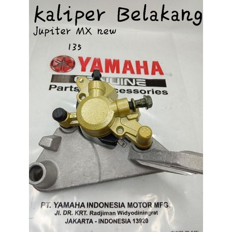 KALIPER PALA BABI BELAKANG JUPITER MX NEW / KALIPER BELAKANG PLUS BREKET ASSY JUPITER MX NEW 135