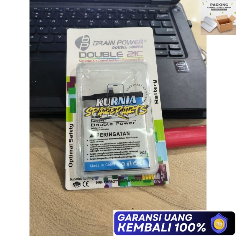 GARANSI READY BATERAI BATERE BATTERY XIAOMI REDMI 6A BN37 BN 37 DOUBLE POWER