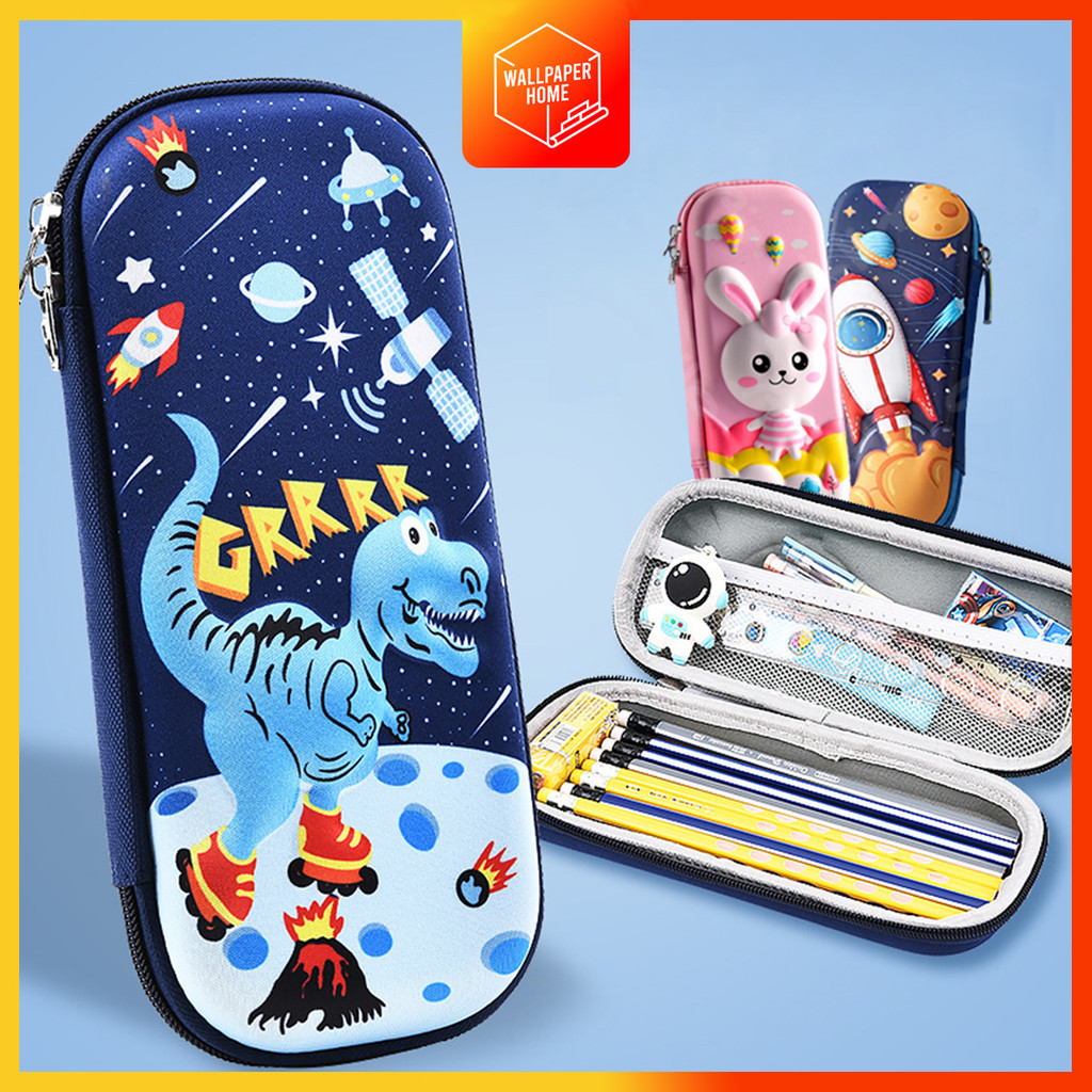 

Tempat Pensil Aesthetic 3D Waterproof Kotak Pensil Alat Tulis Sekolah Anak