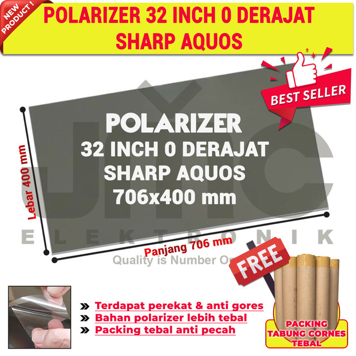 CT99 Polarizer Sharp AQUOS 32inch bagian luar polarizer sharp 32 inch