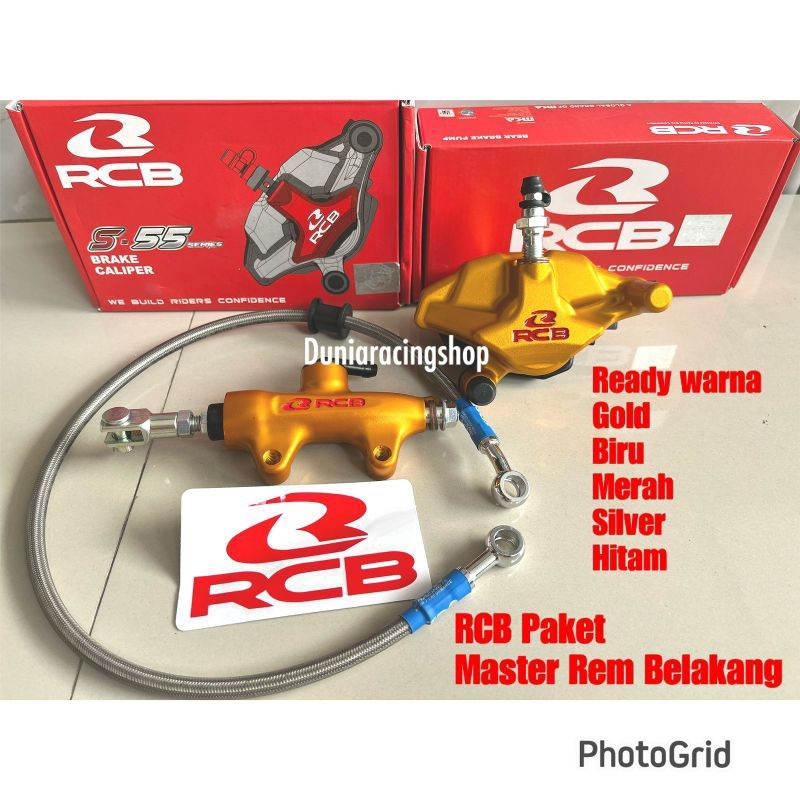 Paketan Master Rem RCB Paket Master Rem RCB Belakang Kaliper RCB Belakang Master Rem RCB Belakang Sa