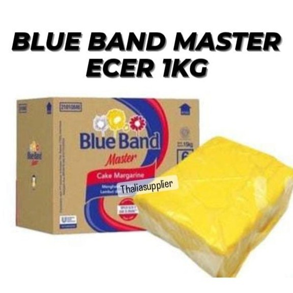 

[[PROMO]]New BLUEBAND MASTER MARGARINE ECER 1KG COCOK KUE/CAKE/MASAKAN DLL