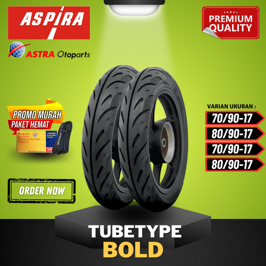 SHIMAN_SHOP [READY ] BAN ASPIRA TUBETYPE (NON TUBELESS) ASPIRA BOLD RING 14 17 / BAN LUAR ASPIRA RIN