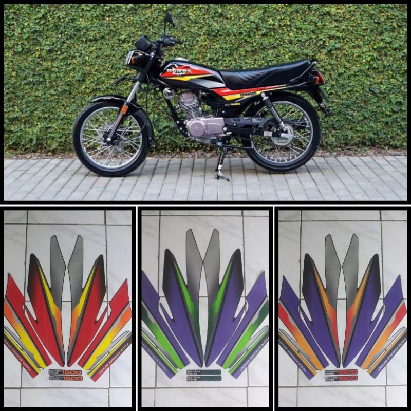 Stiker Striping Lis Les Bodi Motor Honda GL Pro 1997 NEOTECH