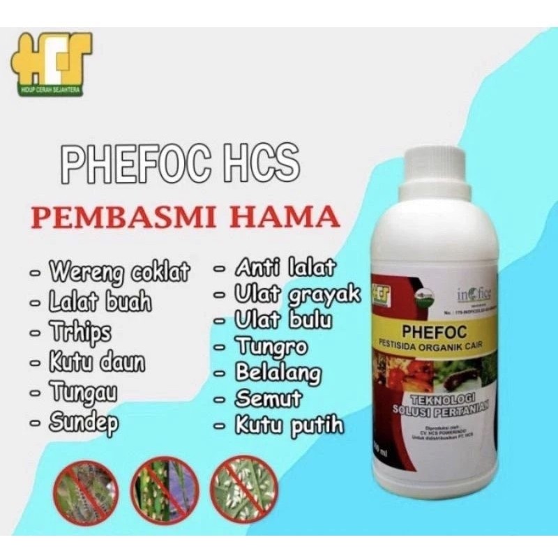 PHEFOC HCS Pestisida Organik Cair Membasmi Hama