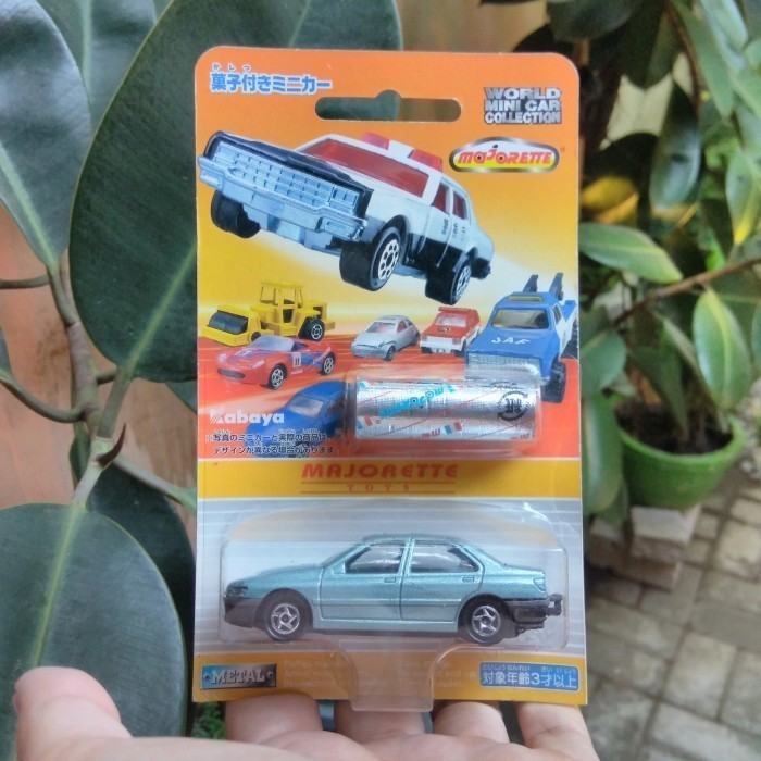 Majorette Peugeot 406 Kabaya Japan Card VHTF Rare Miniatur Mainan Diecast