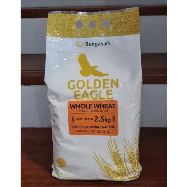 

Golden Eagle tepung gandum (whole Wheat) 2.5Kg