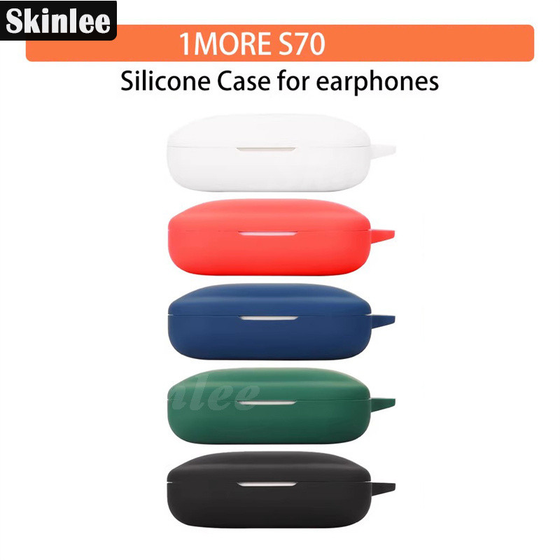 Untuk 1MORE S70 Penutup Kotak Kotak Earphone Bluetooth Casing Silikon Lembut untuk 1MORE S70 Case Ea