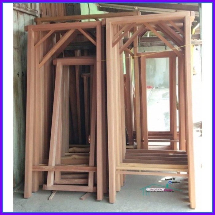 Kusen Pintu Kayu Meranti 4 Inch Kusen Pintu 6 x 12 Cm Hebel 7