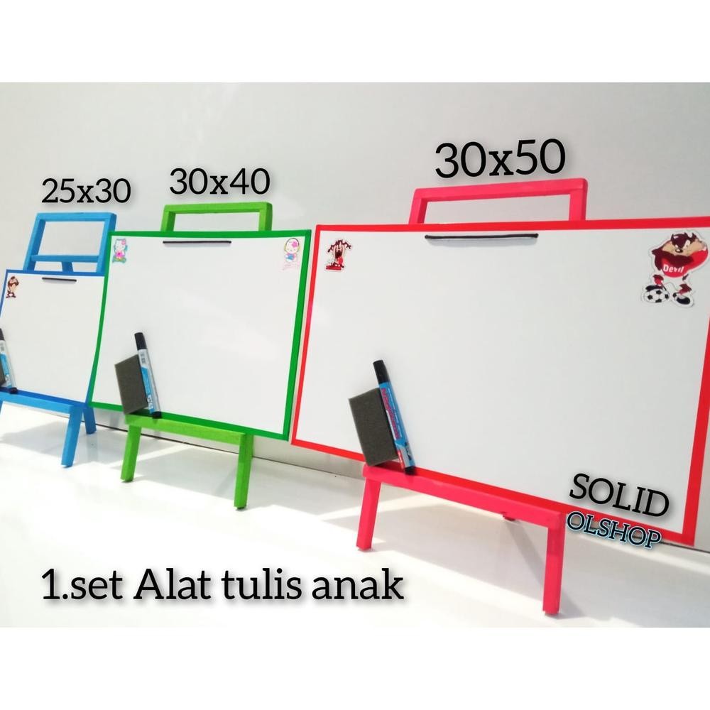 

PROMO Papan Tulis Anak,Papan Tulis 3 Ukuran ,Papan Tulis Anak Dengan Penyangga,Papan Tulis White Board,Papan Tulis Dengan Kaki,Papan Tulis Satu Set Grosir !!