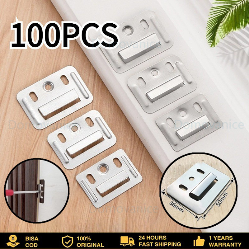 100pcs Clip WPC &Braket Wall Panel WPC Klip Wood Pannel WPC /klip bleket cantolan wpc panel dan
