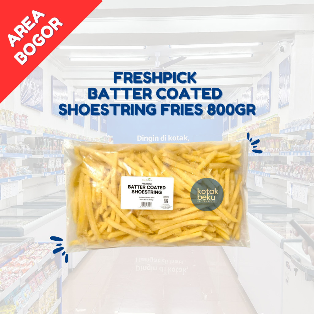 

FRESHPICK BATTER COATED SHOESTRING FRIES 800GR