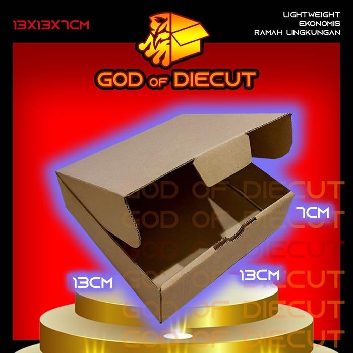 

KARDUS DIECUT 13x13x7 CM - Karton Kotak Packaging Packing Box Pizza