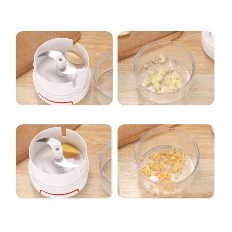 Blender Tangan Tanpa Listrik Mini Chopper Alat Pemotong Giling Cincang — 10