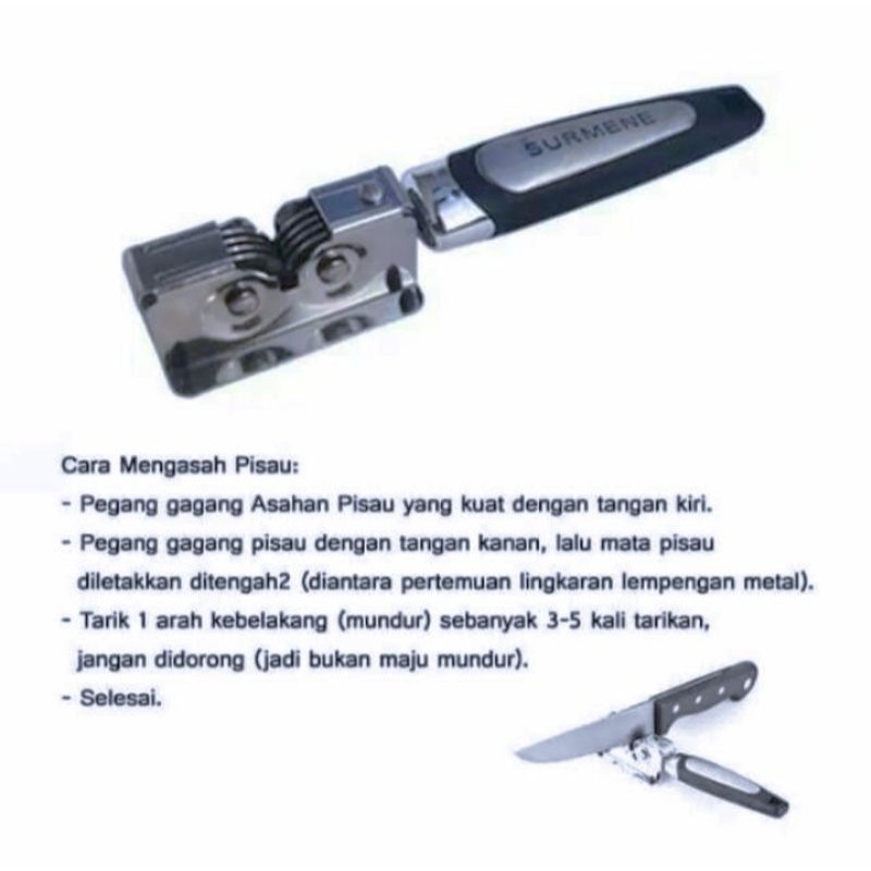 Asahan Pisau stainless steel / Pengasah pisau / Penajam Pisau