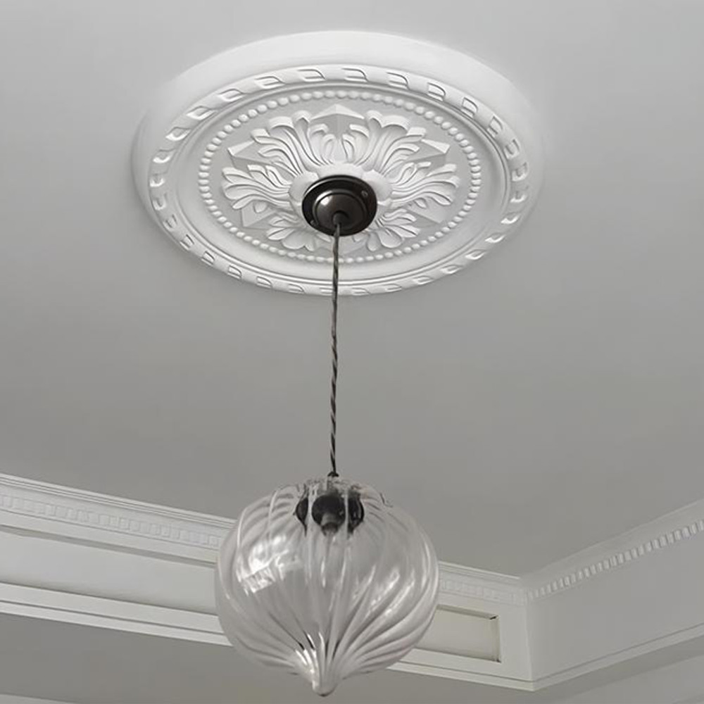

PU Lamp Panel Imitation Gypsum Resin PVC Polyurethane Construction Home Decoration Materials Disc Foam Wall Panel Accessories