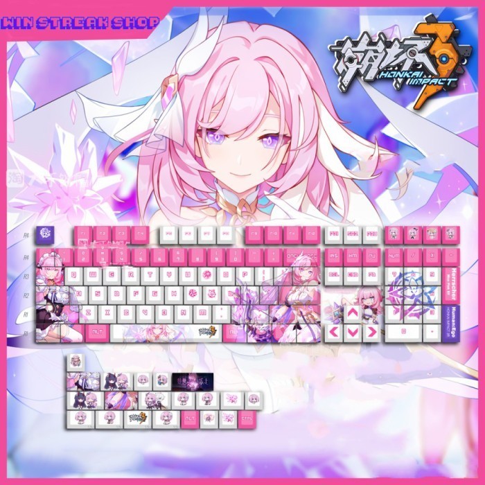 Keycaps Elysia Honkai Impact PBT Cherry / Elysia Keycaps Honkai Impact - Keycaps Only
