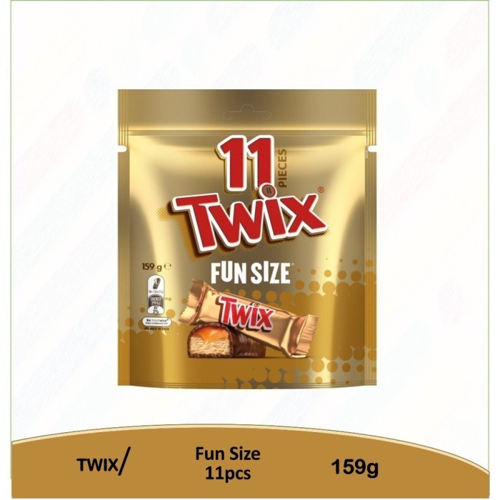 

Coklat TWIX Minis Fun Size isi 11pcs
