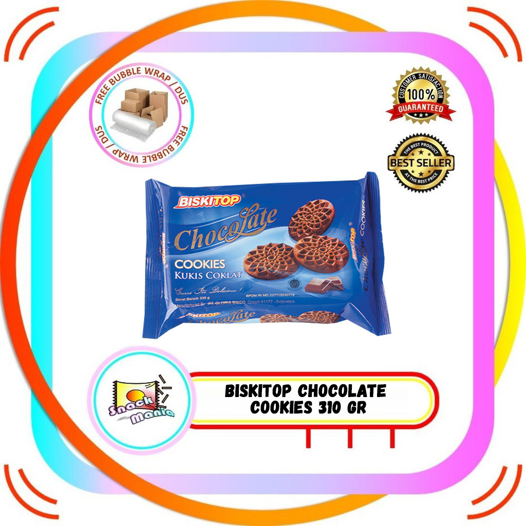 

Biskitop Chocolate Cookies 310 gr Coklat Kukis CokelatJajan