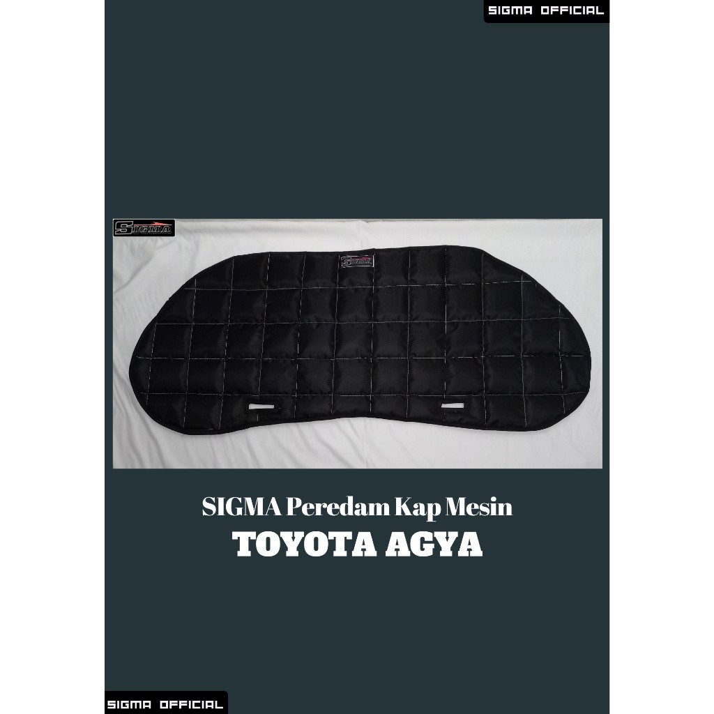 Ekslusiv Peredam Panas Dan Suara Kap Mesin Toyota Agya tahun 2016-2021+
