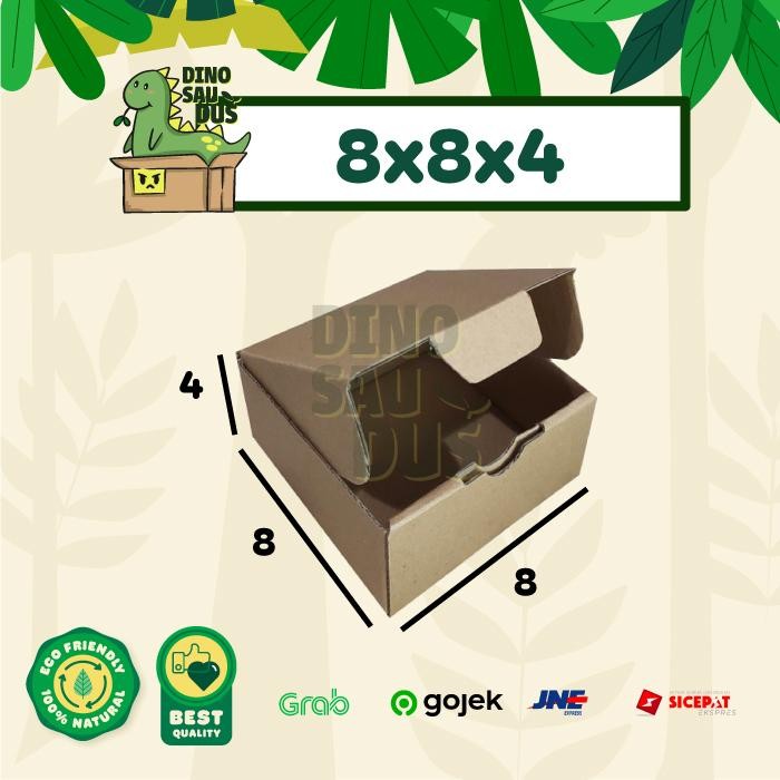 

8x8x4 CM KARDUS Pizza Corrugated Packaging Box packing Diecut