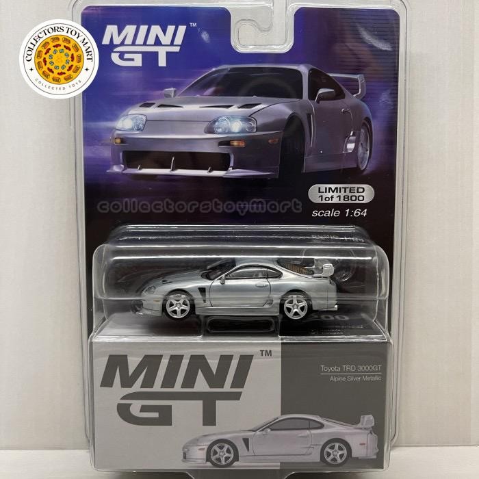 Mini GT (MGT) CHASE Toyota Supra TRD Alpine Silver Metallic No.200 New