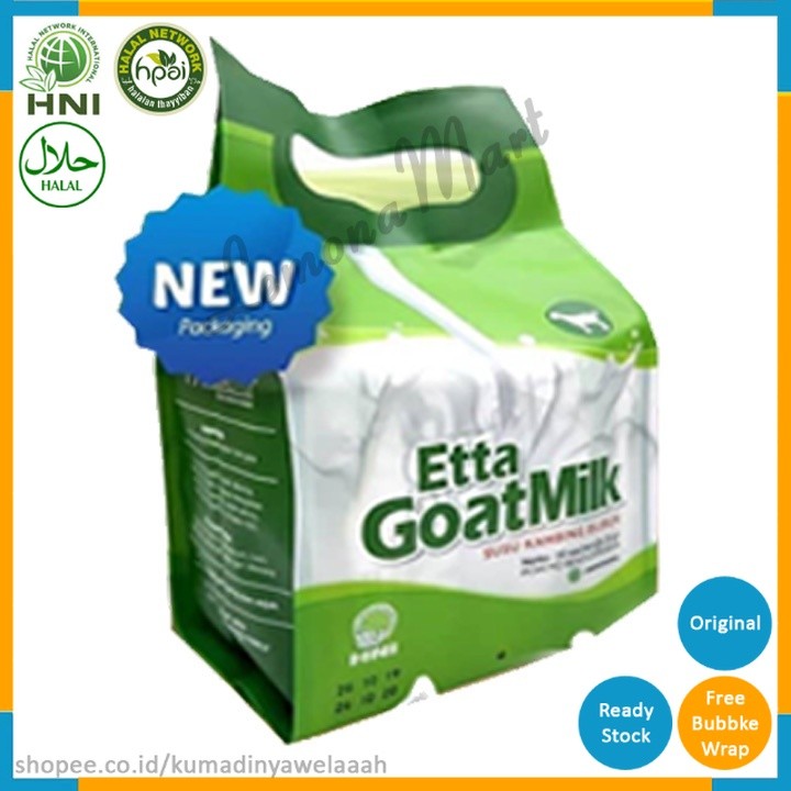 

ETTA GOAT MILK (susu EGM) - HNI HPAI - Susu Kambing Ettawa Bubuk Original Berkhasiat Membantu Meredakan Asma LMHA0