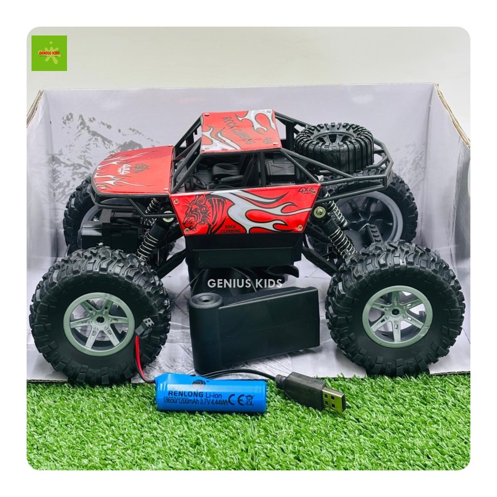GENIUSKIDS MAINAN MOBIL REMOT METAL OFFROAD 4 X 4 WD SKALA 1:14