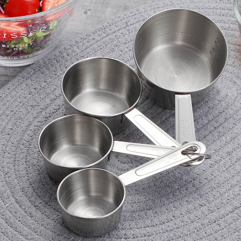 Sendok Takar Stainless Steel Measuring  Sendok Takar Stainless 8in1 set ukur measuring spoon cup cup